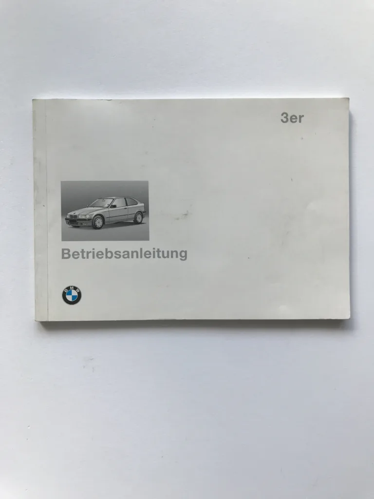 BMW 3 er – 316i, 318ti, 318tds – Betriebsanleitung (Návod k obsluze)