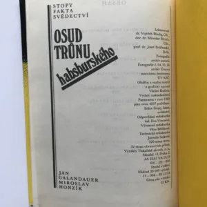 Osud trůnu habsburského, Jan Galandauer, Miroslav Honzík