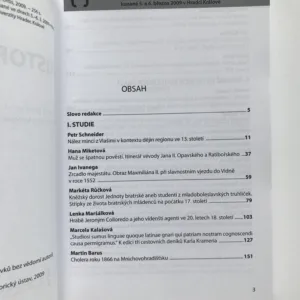 Historie 2008 (Sborník prací ze 14. celostátní studentské vědecké konference