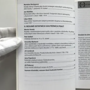 Historie 2008 (Sborník prací ze 14. celostátní studentské vědecké konference