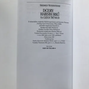 Dcery Habsburků na cizích trůnech, Friedrich Weissensteiner