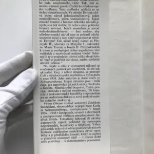 Obrana svobod, Karel kníže ze Schwarzenbergu