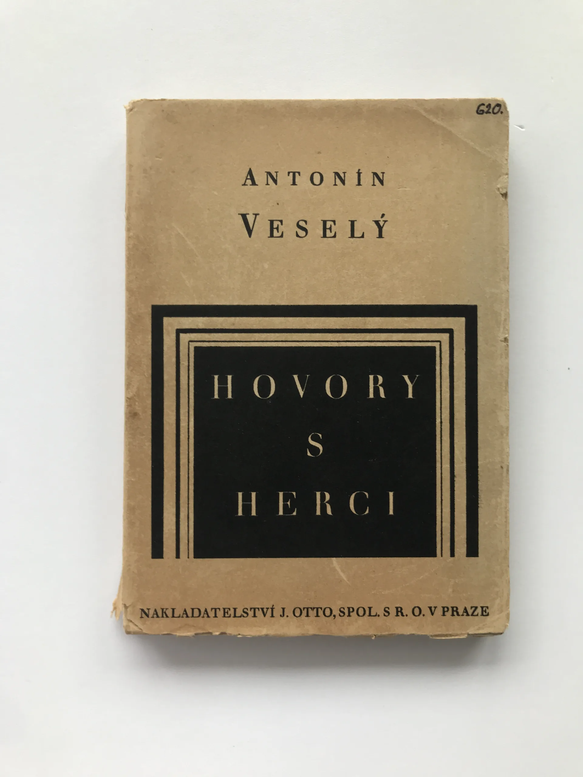Hovory s herci, Antonín Veselý