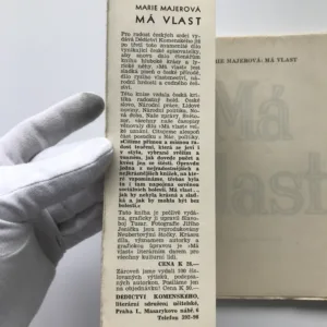 Má vlast – O české přírodě, Marie Majerová, Jiří Jeníček