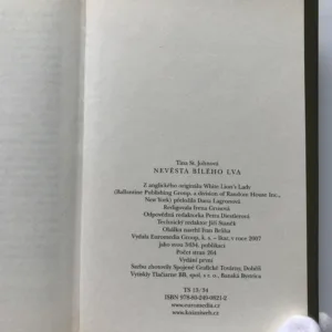 Nevěsta bílého lva, Tina St. John