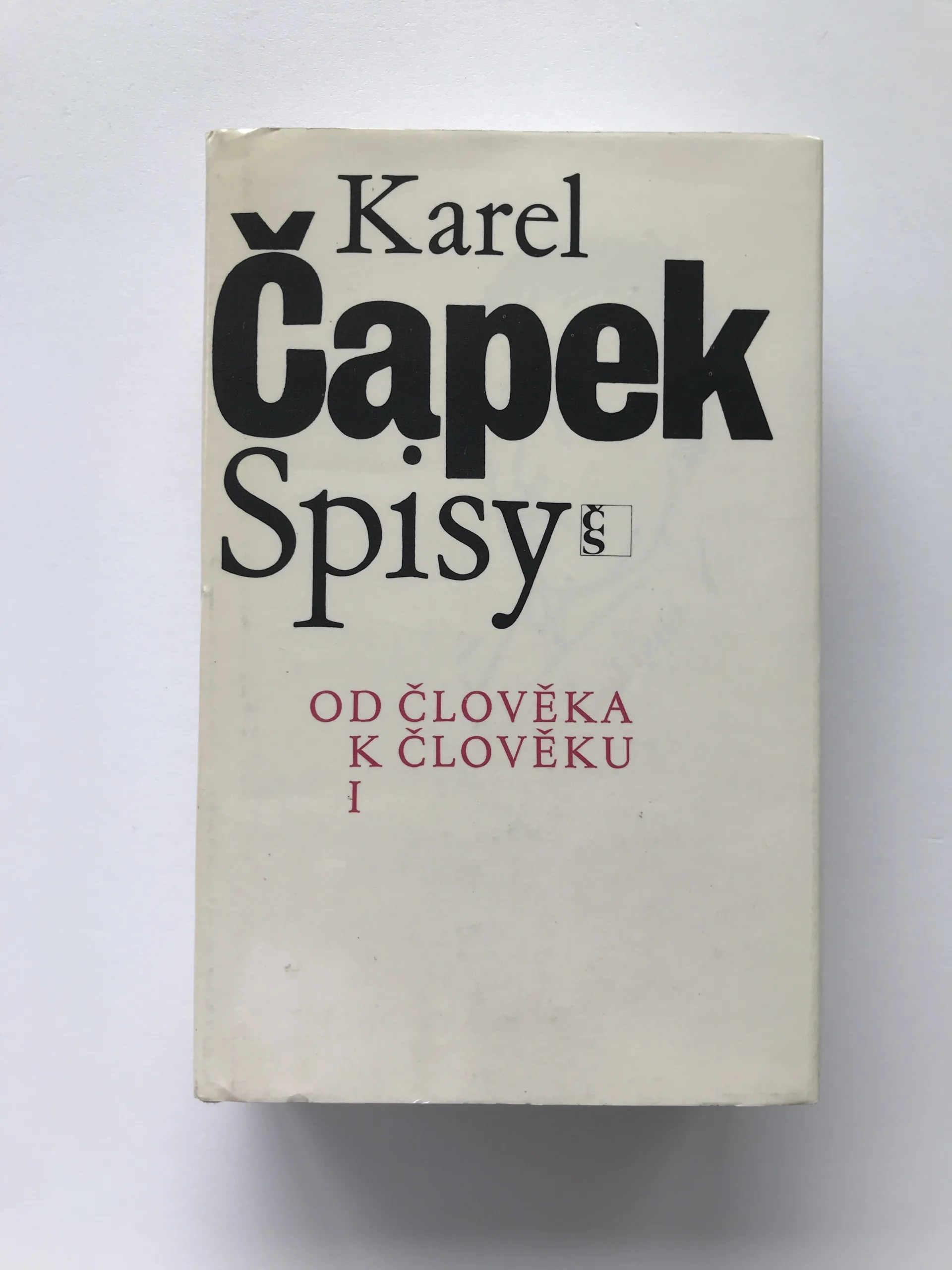 Od člověka k člověku 1, Karel Čapek