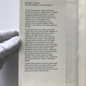 Od člověka k člověku 1, Karel Čapek