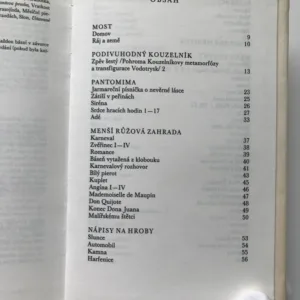 Nezařazené básně (Balady Manoně, Kůň a tanečnice a verše z dalších knih), Vítězslav Nezval