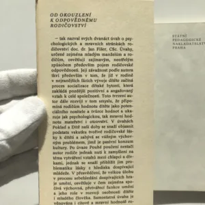 Od okouzlení k odpovědnému rodičovství, Jan Fišer