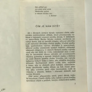 Od okouzlení k odpovědnému rodičovství, Jan Fišer