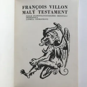 Malý testament, Francois Villon