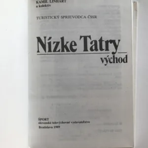 Nízké Tatry – východ, Kamil Linhart