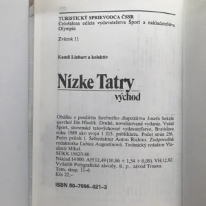 Nízké Tatry – východ, Kamil Linhart