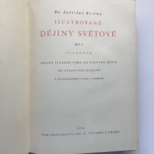 Ilustrované dějiny světové 1, 2, 3/1, 3/2, Jaroslav Kosina