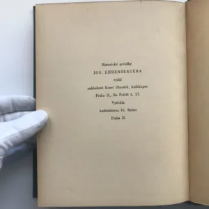 Ostruha krále Jana a jiné staré pověsti české, Josef Ehrenberger