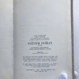 Světem zvířat IV – Pláštěnci, bezlebeční, ryby, obojživelníci a plazi, Jan Hanzák, Jiří Felix, Stanislav Frank, Jiří Vostradovský, Antonín Pospíšil