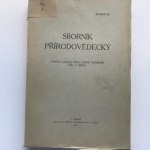 Sborník přírodovědecký, svazek III
