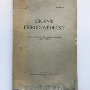 Sborník přírodovědecký, svazek II