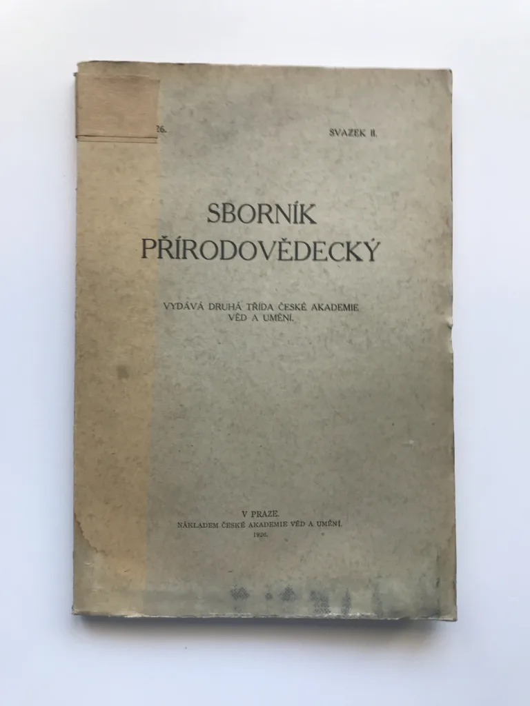 Sborník přírodovědecký, svazek II