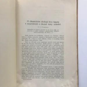 Sborník přírodovědecký, svazek I