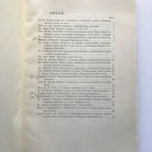 Rozpravy České akademie věd a umění (Třída II – matematicko-přírodnická), ročník XLV (neúplné - viz obsah)