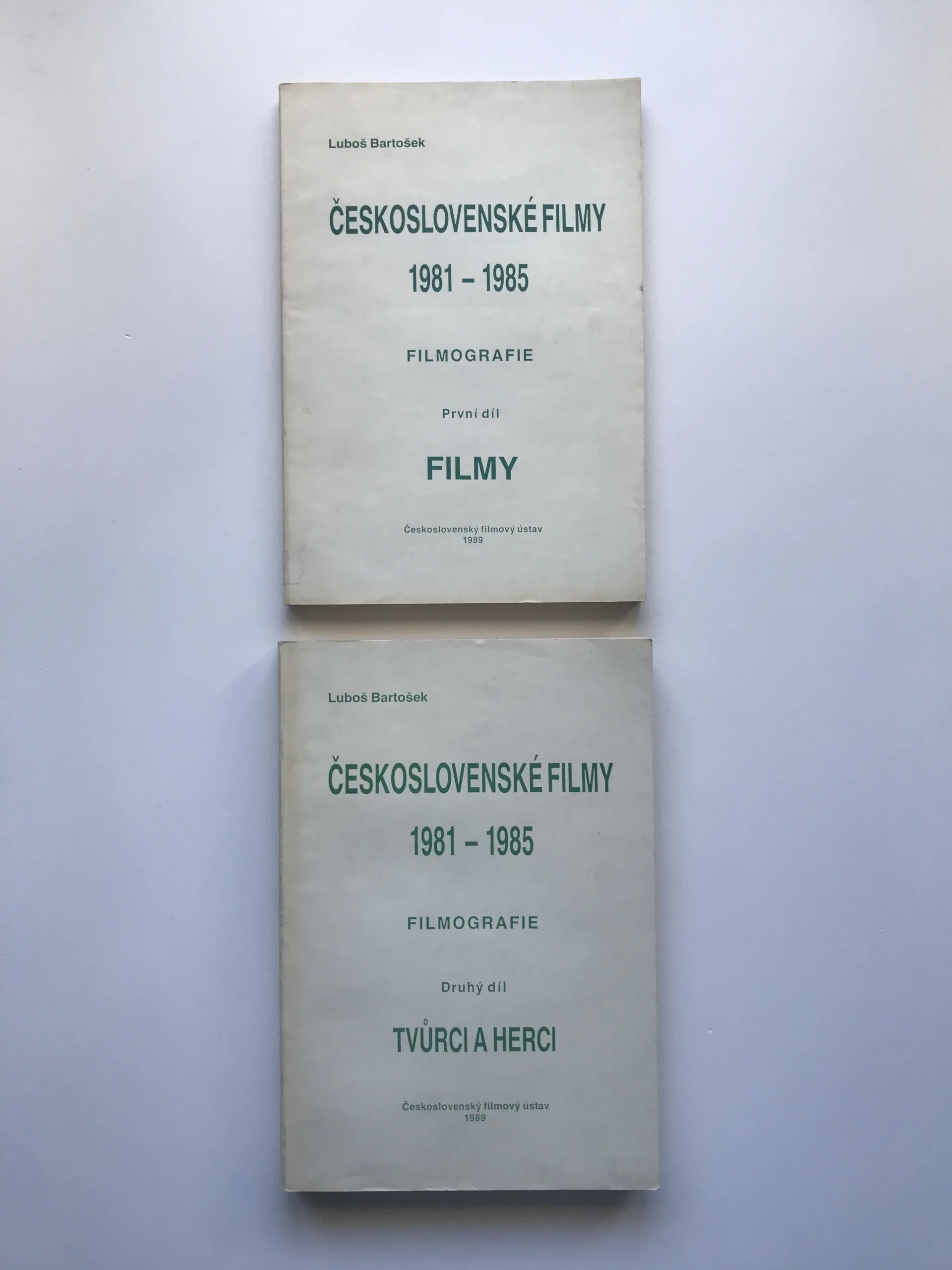 Československé filmy 1981-1985 – díly 1 a 2, Luboš Bartošek