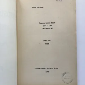 Československé filmy 1981-1985 – díly 1 a 2, Luboš Bartošek