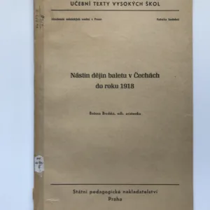 Nástin dějin baletu v Čechách do roku 1918, Božena Brodská