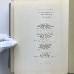 Československá vlastivěda III – Lidová kultura