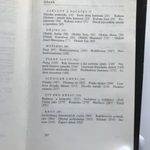 Vějíř a meč (Kapitoly z dějin japonské kultury), Libuše Boháčková, Vlasta Winkelhöferová