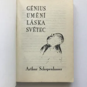 Génius, umění, láska, světec, Arthur Schopenhauer