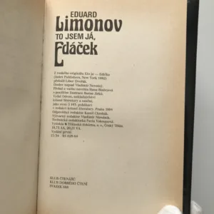 To jsem já, Edáček, Eduard Limonov