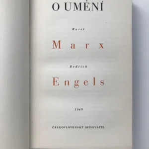 O umění, Karel Marx, Bedřich Engels