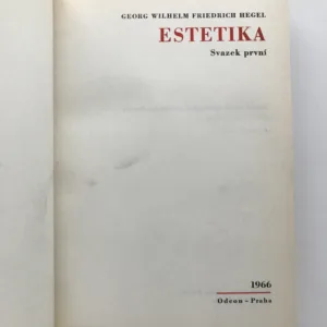 Estetika 1+2, Georg Wilhelm Friedrich Hegel