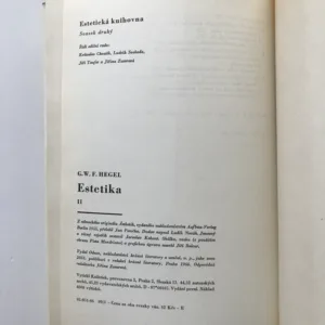 Estetika 1+2, Georg Wilhelm Friedrich Hegel
