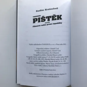 Theodor Pištěk aneb Filmové nebe první republiky, Radim Kratochvíl
