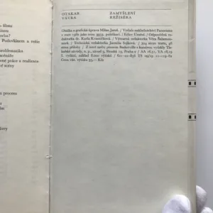 Zamyšlení režiséra, Otakar Vávra
