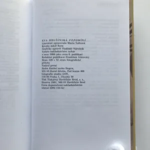 Eva Hrušínská vzpomíná..., Marie Valtrová, Adolf Born