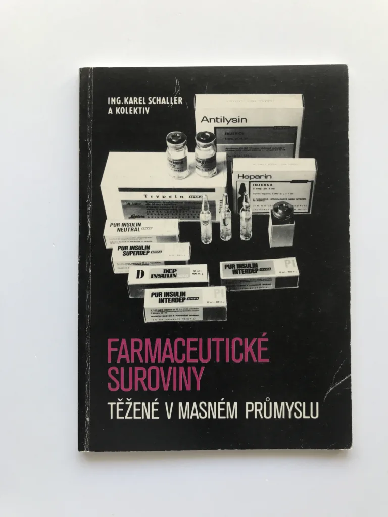 Farmaceutické suroviny těžené v masném průmyslu, Jiří Moravec, Renáta Jirmusová, Václav Čížek