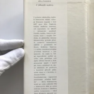 Z jabkenické myslivny, Běla Čapková