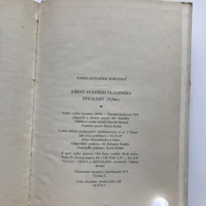 Křest sv. Vladimíra / Epigramy, Karel Havlíček Borovský