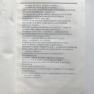 Jeden i druhý (Vzpomínky na bratry Čapky), Ladislav Vacina