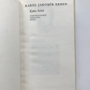 Kytice balad, Karel Jaromír Erben