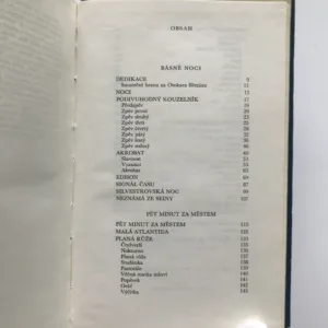 Básně noci / Pět minut za městem, Vítězslav Nezval