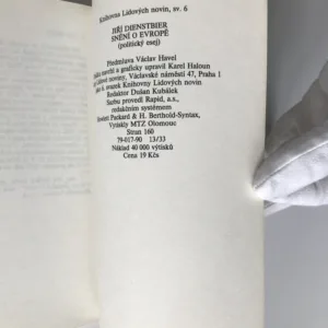 Snění o Evropě, Jiří Dienstbier