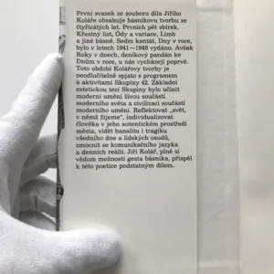 Křestný list / Ódy a variace / Limb a jiné básně / Sedm kantát / Dny v roce / Roky v dnech, Jiří Kolář