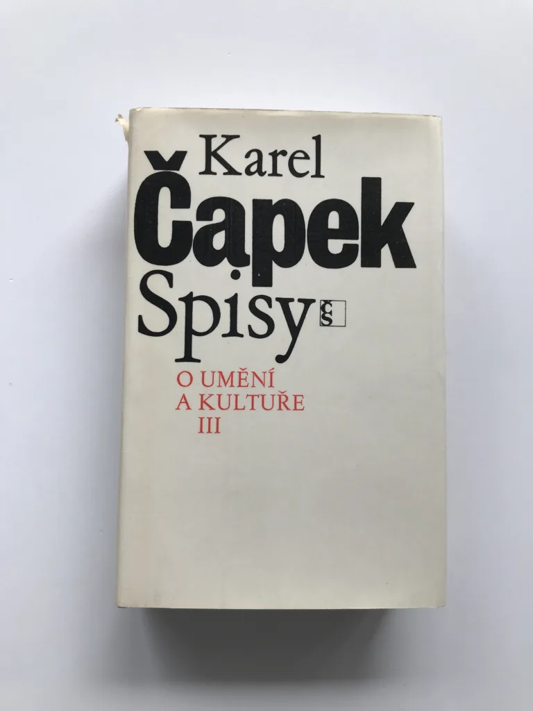 O umění a kultuře III, Karel Čapek