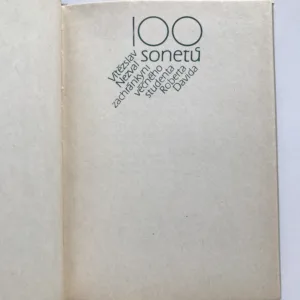 100 sonetů zachránkyni věčného studenta Roberta Davida, Vítězslav Nezval