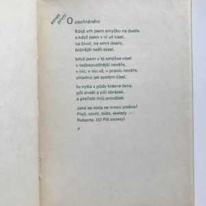 100 sonetů zachránkyni věčného studenta Roberta Davida, Vítězslav Nezval