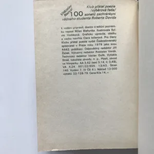 100 sonetů zachránkyni věčného studenta Roberta Davida, Vítězslav Nezval